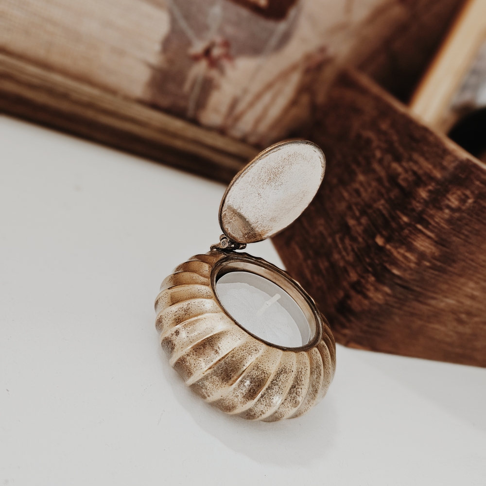 Vintage Brass Candle Holder/Trinket Dish